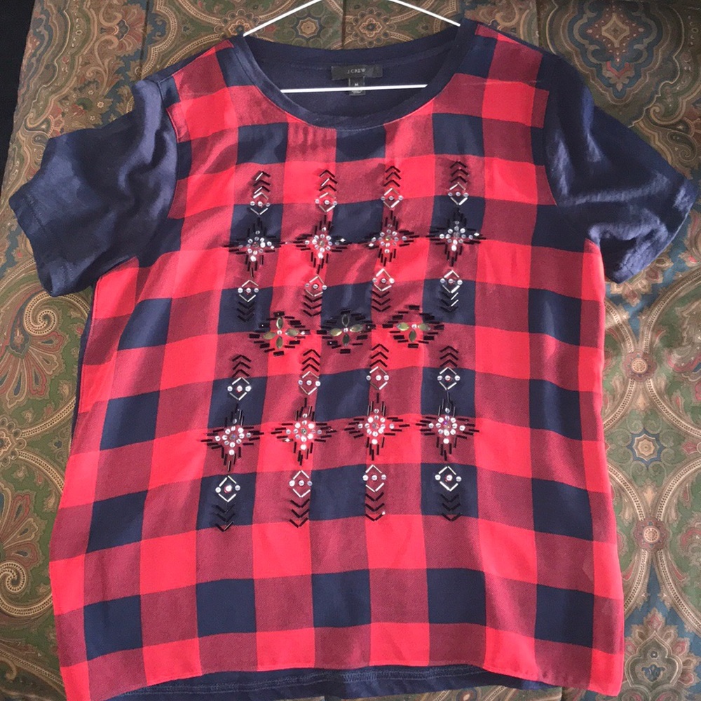 JCrew tee with sequins - Picture 4 of 8